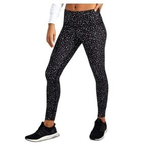 Gymversus London Women's Activewear Pants Black Stargaze Full Leggings Size M‎